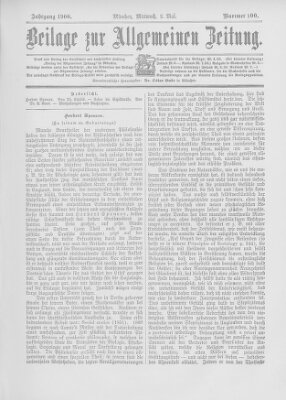 Allgemeine Zeitung Mittwoch 2. Mai 1900