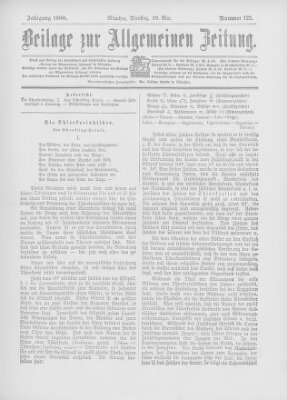 Allgemeine Zeitung Dienstag 29. Mai 1900