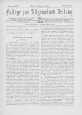 Allgemeine Zeitung Mittwoch 30. Mai 1900