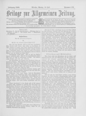 Allgemeine Zeitung Montag 30. Juli 1900