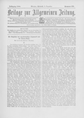 Allgemeine Zeitung Mittwoch 5. Dezember 1900