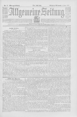 Allgemeine Zeitung Mittwoch 6. Februar 1901