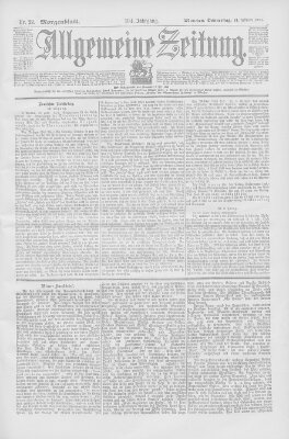 Allgemeine Zeitung Donnerstag 21. Februar 1901