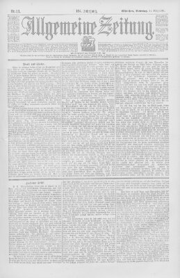 Allgemeine Zeitung Sonntag 24. März 1901