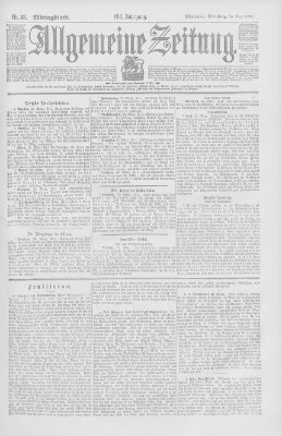 Allgemeine Zeitung Dienstag 26. März 1901