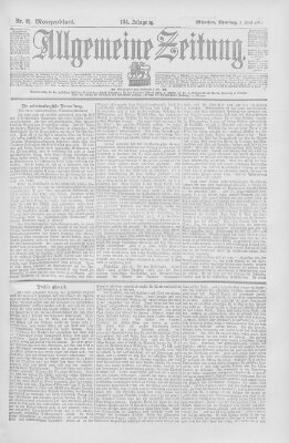 Allgemeine Zeitung Dienstag 2. April 1901