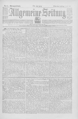 Allgemeine Zeitung Freitag 5. April 1901