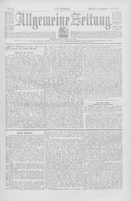 Allgemeine Zeitung Sonntag 7. April 1901