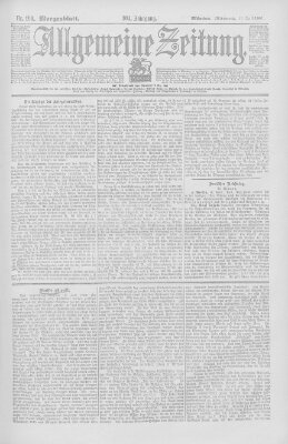 Allgemeine Zeitung Mittwoch 17. April 1901