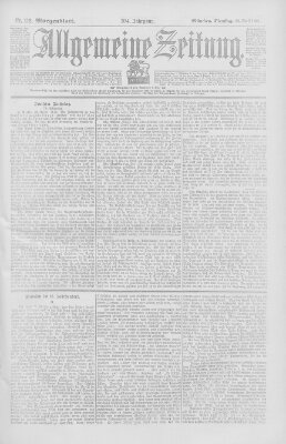 Allgemeine Zeitung Dienstag 23. April 1901