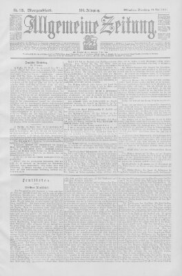 Allgemeine Zeitung Dienstag 30. April 1901