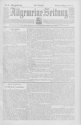 Allgemeine Zeitung Freitag 10. Mai 1901