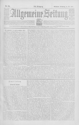 Allgemeine Zeitung Sonntag 12. Mai 1901