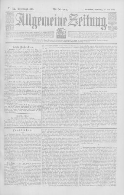 Allgemeine Zeitung Montag 13. Mai 1901