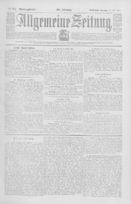 Allgemeine Zeitung Freitag 17. Mai 1901