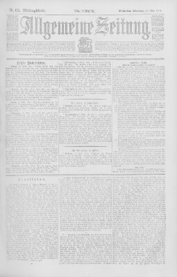 Allgemeine Zeitung Montag 20. Mai 1901