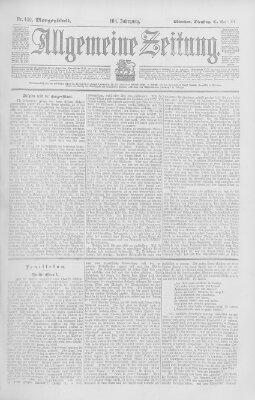 Allgemeine Zeitung Dienstag 21. Mai 1901