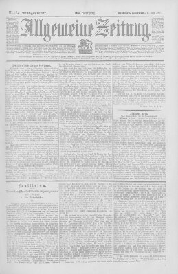 Allgemeine Zeitung Mittwoch 5. Juni 1901