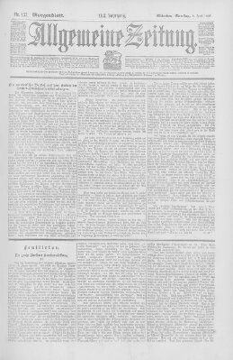 Allgemeine Zeitung Samstag 8. Juni 1901