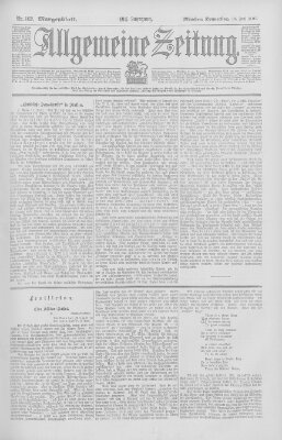 Allgemeine Zeitung Donnerstag 13. Juni 1901