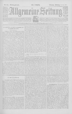 Allgemeine Zeitung Montag 17. Juni 1901