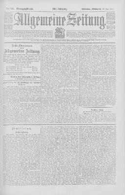 Allgemeine Zeitung Mittwoch 19. Juni 1901