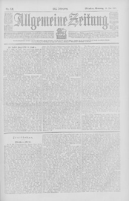 Allgemeine Zeitung Sonntag 23. Juni 1901