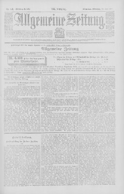 Allgemeine Zeitung Montag 24. Juni 1901