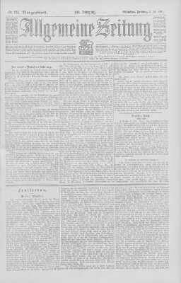 Allgemeine Zeitung Freitag 5. Juli 1901