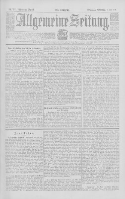 Allgemeine Zeitung Montag 8. Juli 1901