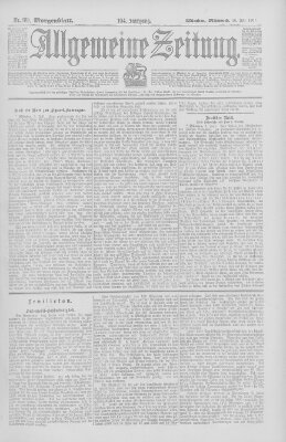 Allgemeine Zeitung Mittwoch 10. Juli 1901