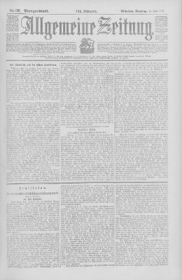 Allgemeine Zeitung Samstag 13. Juli 1901