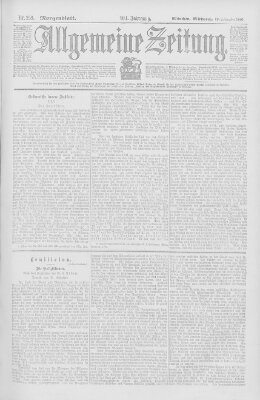 Allgemeine Zeitung Mittwoch 18. September 1901