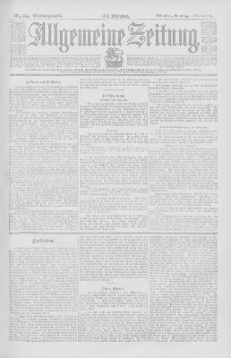 Allgemeine Zeitung Montag 2. Dezember 1901