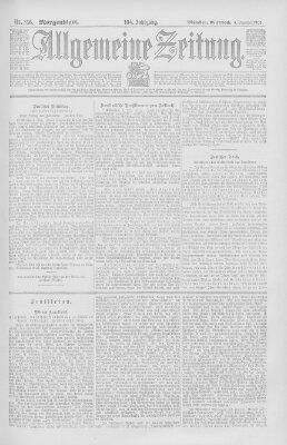 Allgemeine Zeitung Mittwoch 4. Dezember 1901