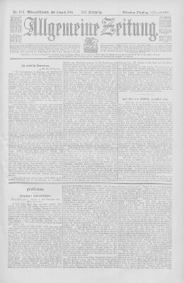 Allgemeine Zeitung Dienstag 17. Dezember 1901