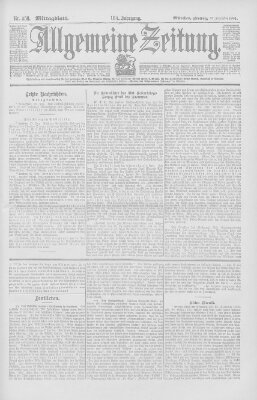 Allgemeine Zeitung Freitag 27. Dezember 1901