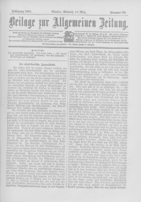 Allgemeine Zeitung Mittwoch 13. März 1901