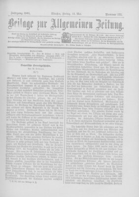 Allgemeine Zeitung Freitag 31. Mai 1901