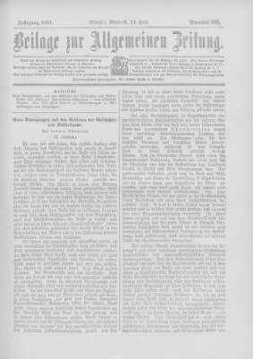 Allgemeine Zeitung Mittwoch 12. Juni 1901