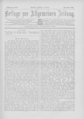 Allgemeine Zeitung Freitag 14. Juni 1901