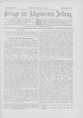 Allgemeine Zeitung Montag 24. Juni 1901