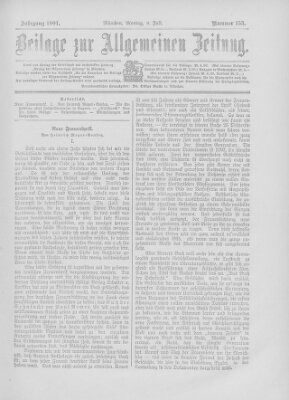 Allgemeine Zeitung Montag 8. Juli 1901