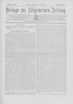 Allgemeine Zeitung Mittwoch 18. Dezember 1901