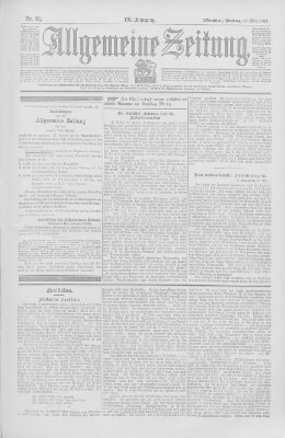 Allgemeine Zeitung Freitag 28. März 1902