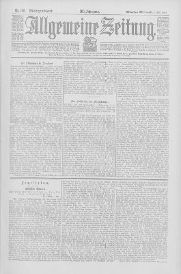 Allgemeine Zeitung Mittwoch 7. Mai 1902