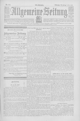 Allgemeine Zeitung Sonntag 25. Mai 1902