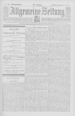 Allgemeine Zeitung Samstag 21. Juni 1902
