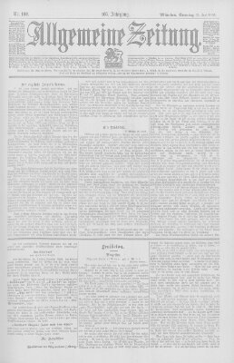 Allgemeine Zeitung Sonntag 22. Juni 1902