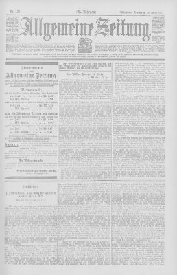 Allgemeine Zeitung Dienstag 24. Juni 1902